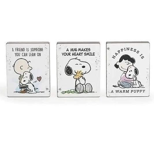 Peanuts Wood Blocks