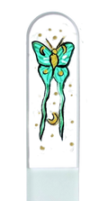 Moon Moth Luna New Beginnings Hand Painted Crystal Nail File: Large