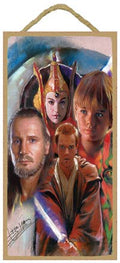 Star Wars 5" x 10" wood plaque, sign