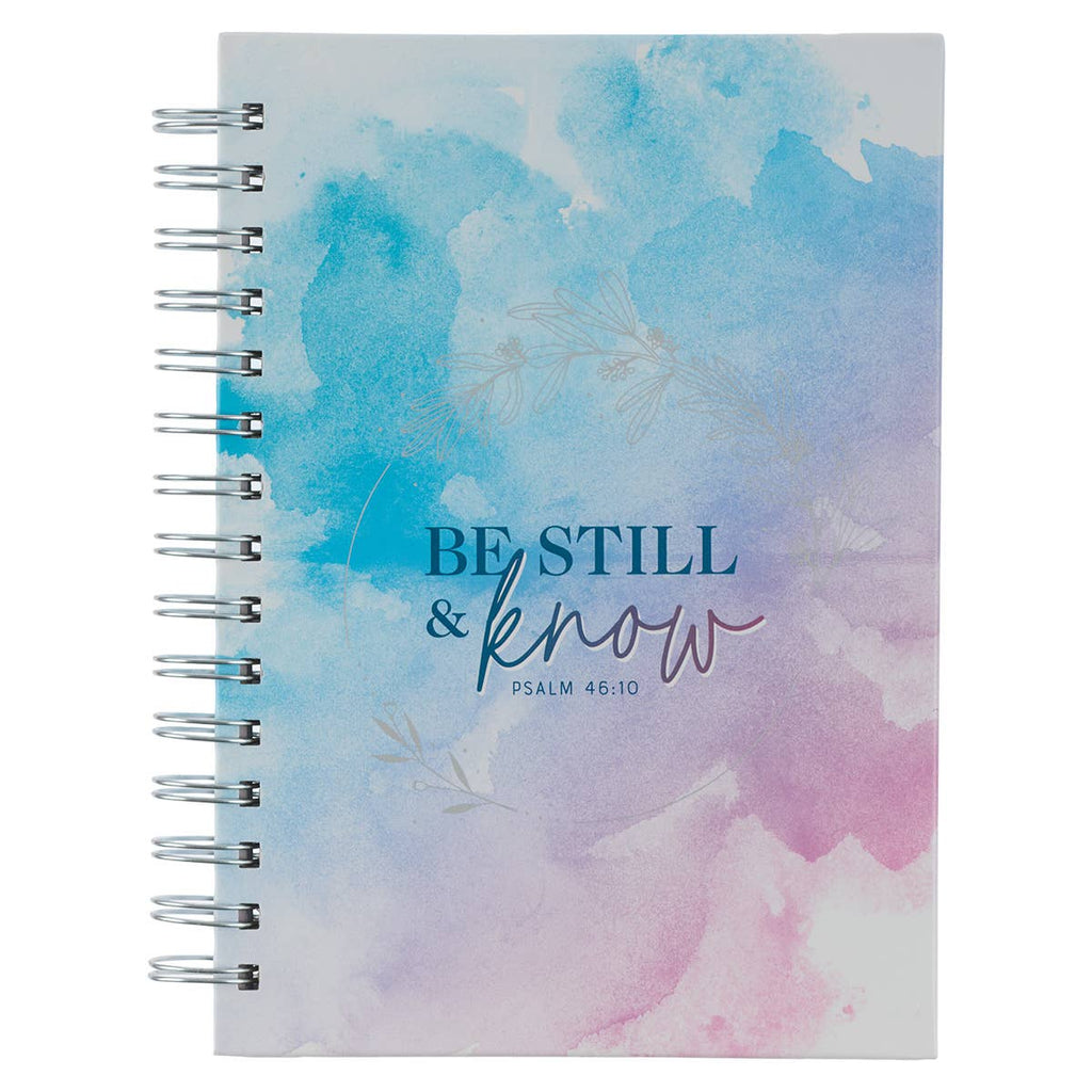 Be Still & Know Pink and Blue Journal