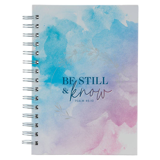 Be Still & Know Pink and Blue Journal