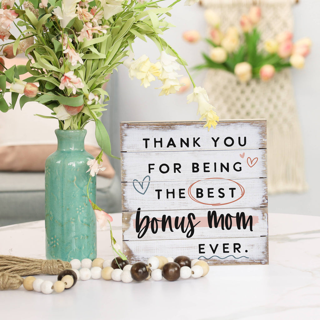 Best Bonus Mom Plaque