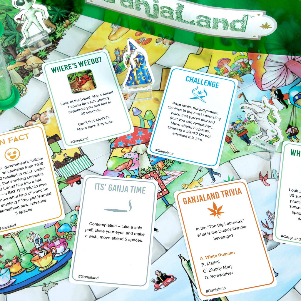 Ganjaland - Epic Weed Adventure Board Game for Adults