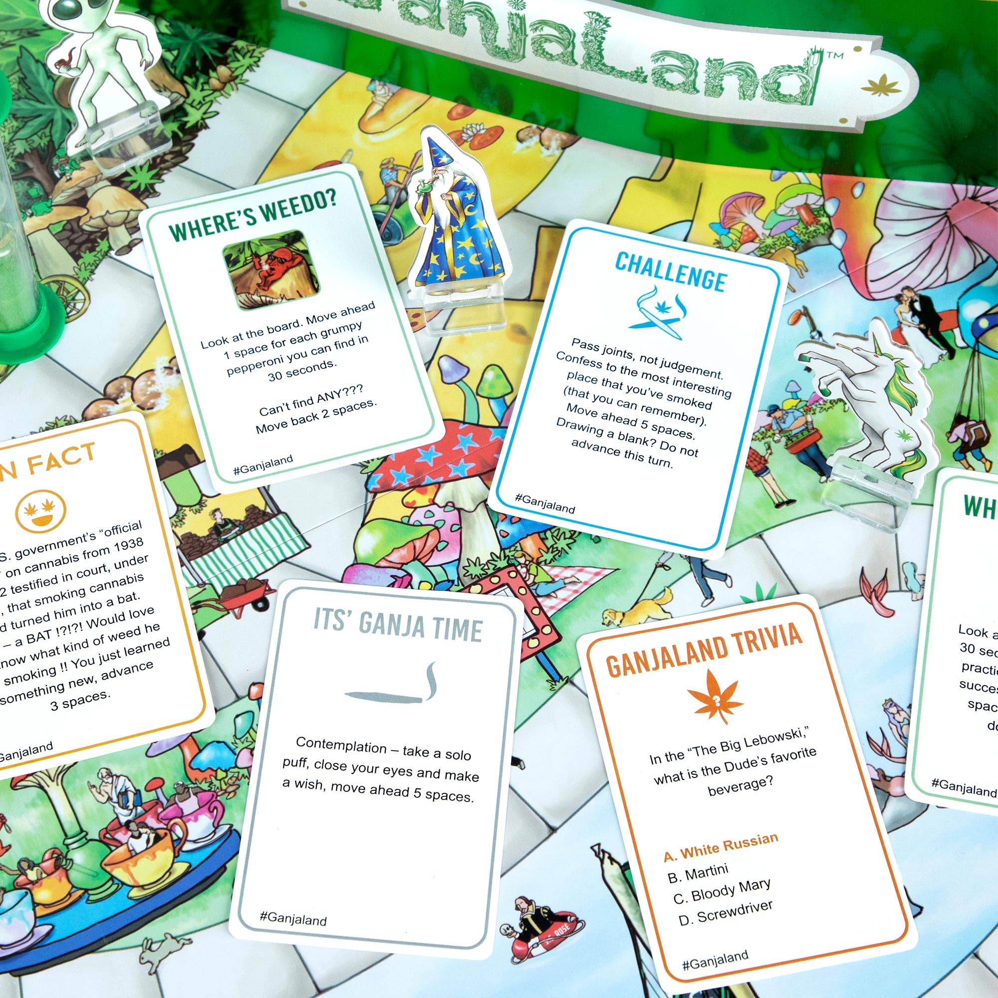 Ganjaland - Epic Weed Adventure Board Game for Adults