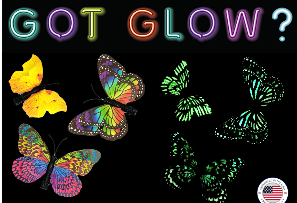 GLOW Butterfly Clip