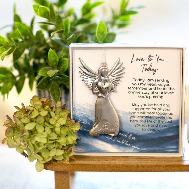 Anniversary Of Loss Gift: Sympathy Love Angel Ornament