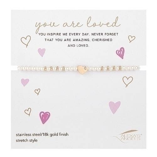 You Are Loved Stretch Bracelet