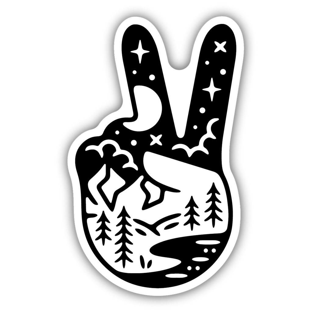 Peace Scene Sticker