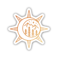 Sun and Moon Scene Sticker
