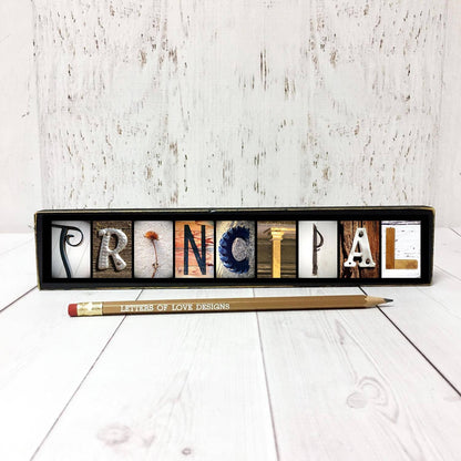 Principal Wooden Sign