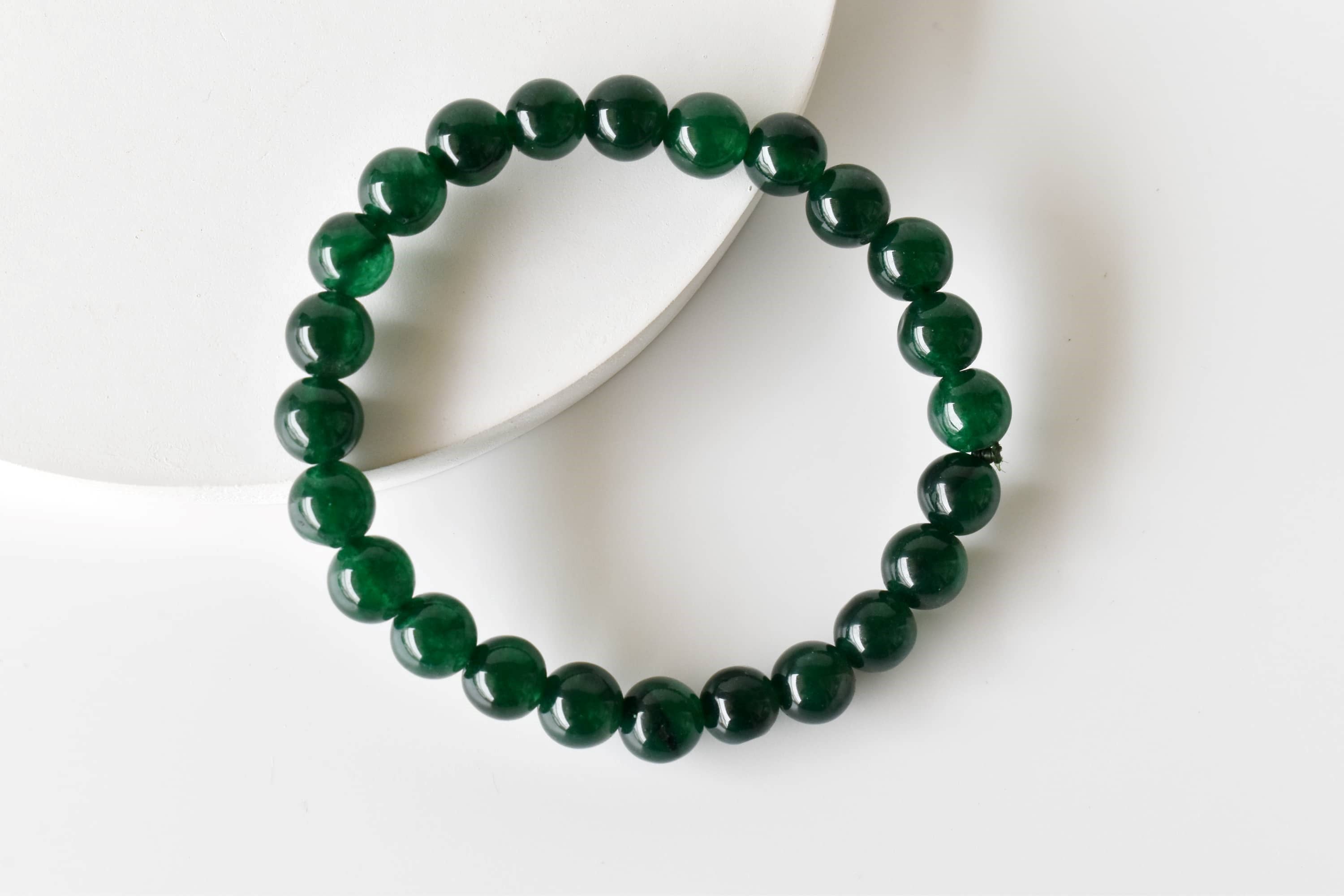Green Jade Bracelet 6mm