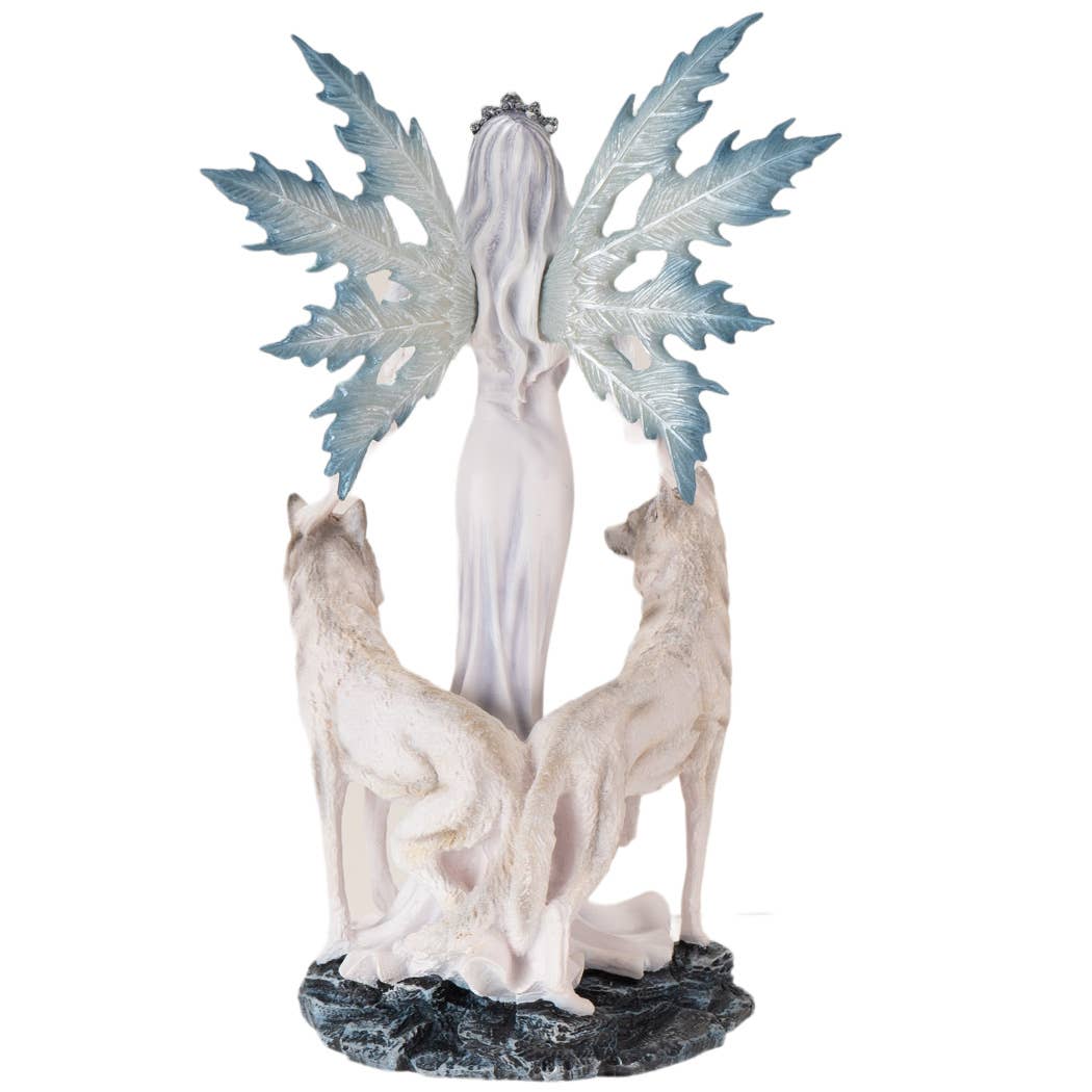 Snow Queen with Wolves