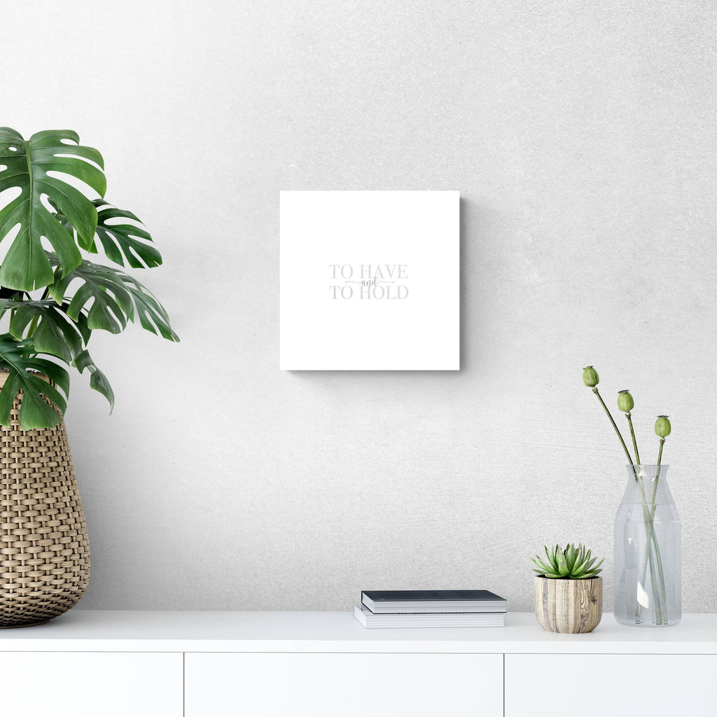 To Have & To Hold Glass Dry Erase Board