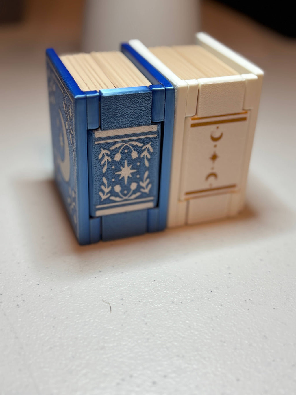 Book Shaped Trinket Box: Pink (hearts)