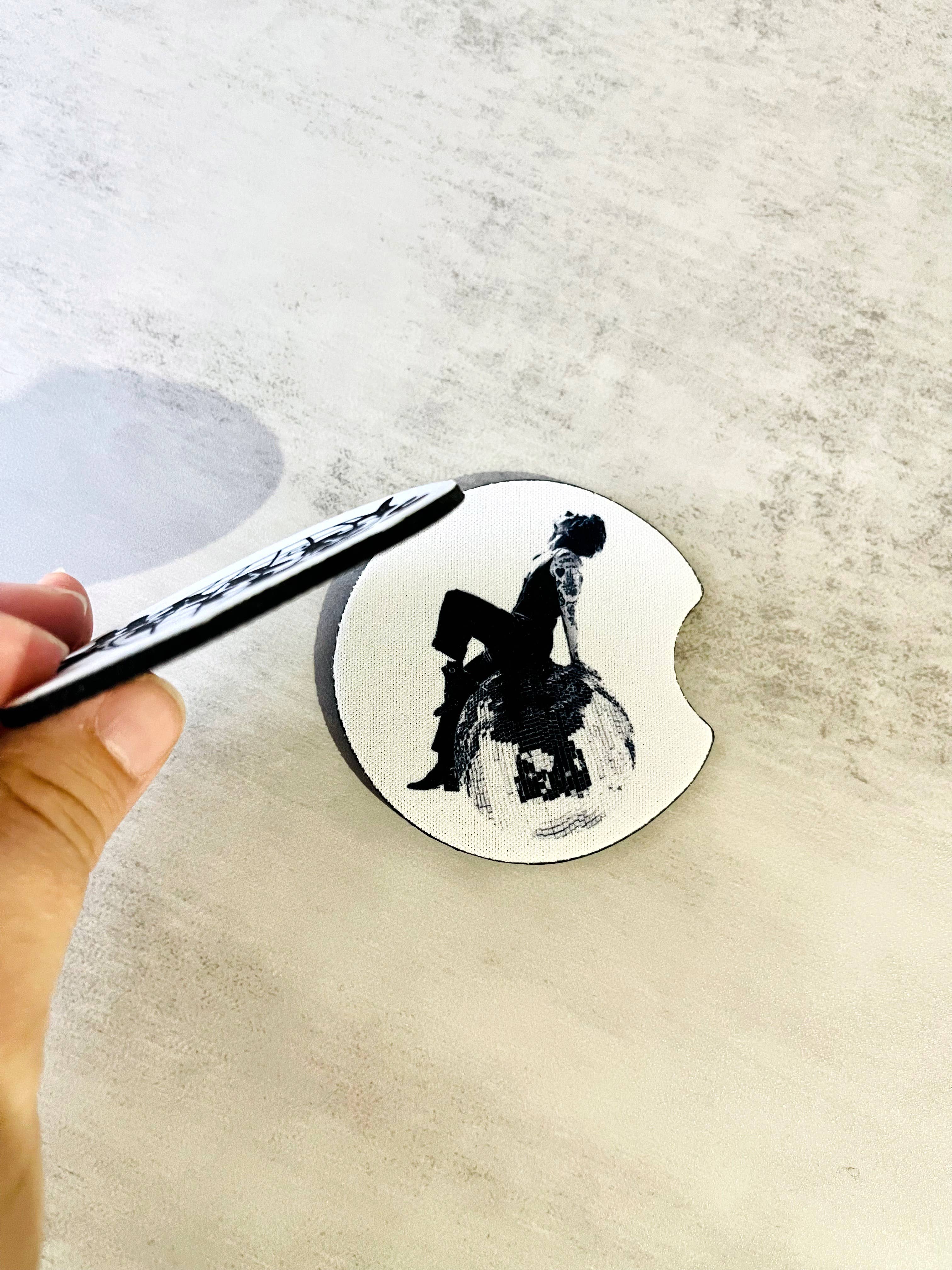 Harry Styles Disco Ball 2 Car Coasters