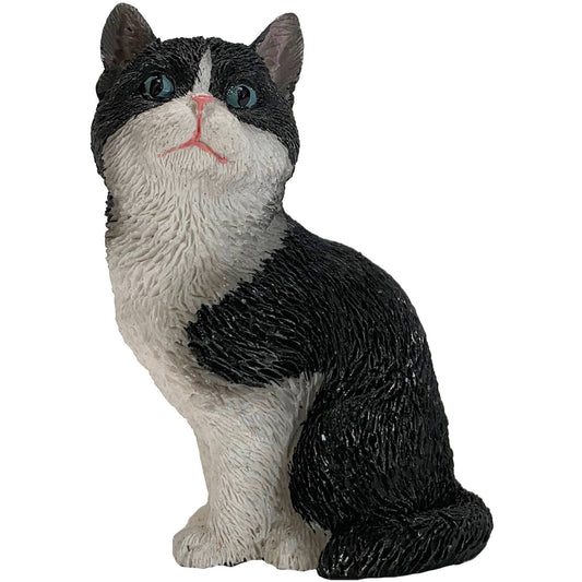American Shorthair / Tuxedo Cat Figurine