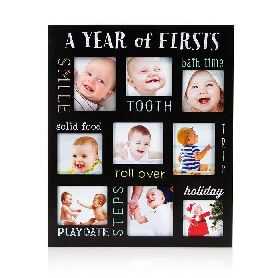Baby's Firsts Chalkboard Frame