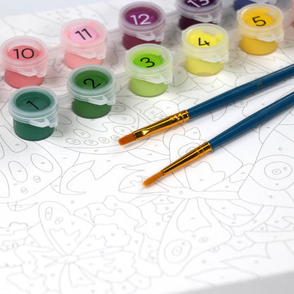 Paint By Numbers Butterflies + Blooms