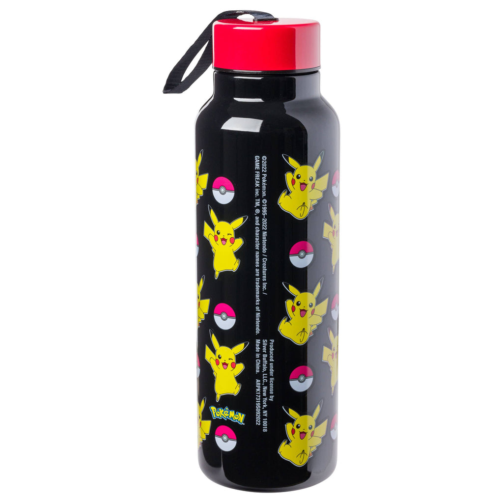 Pokemon Pikachu Stainless Steel Waterbottle with Strap