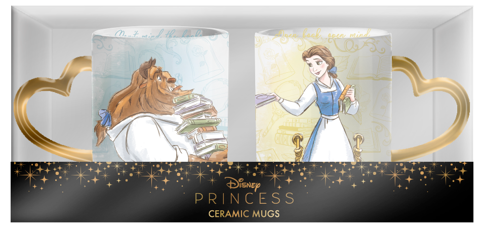 Disney Princess Belle 2pc Mug Set