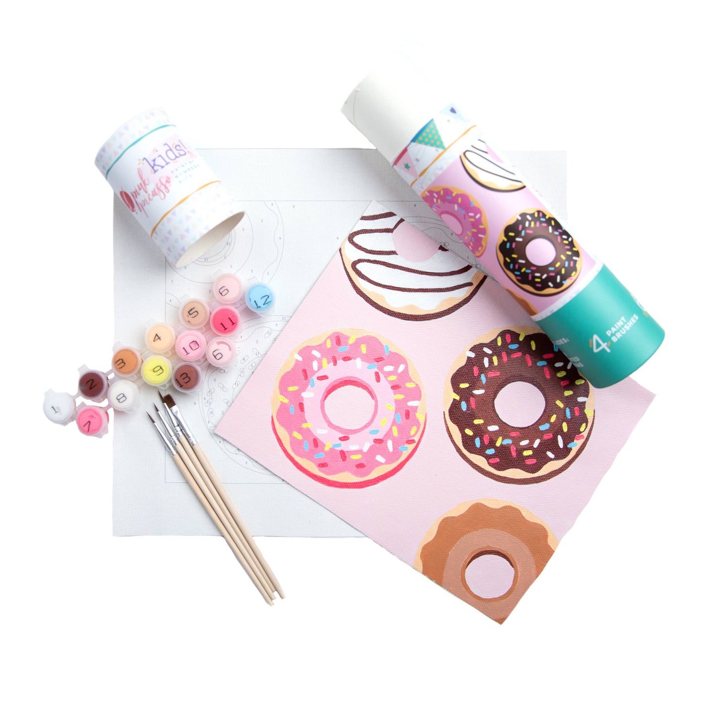 Delicious Doughnuts Paint By Numbers Kit