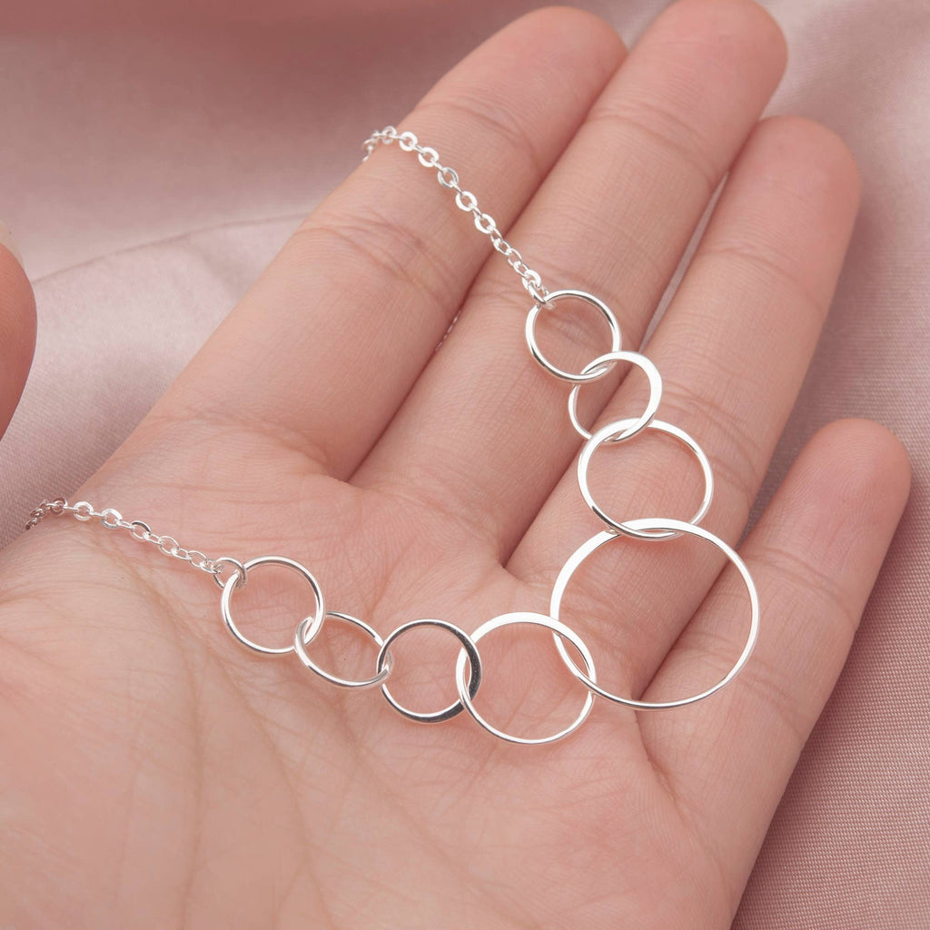 Happy 80th Birthday Sterling Silver Necklace Jewelry Set