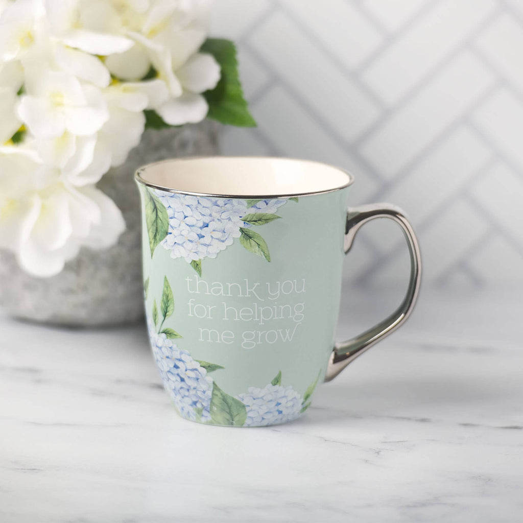 Thank You For Helping Me Grow Ceramic Coffee Mug