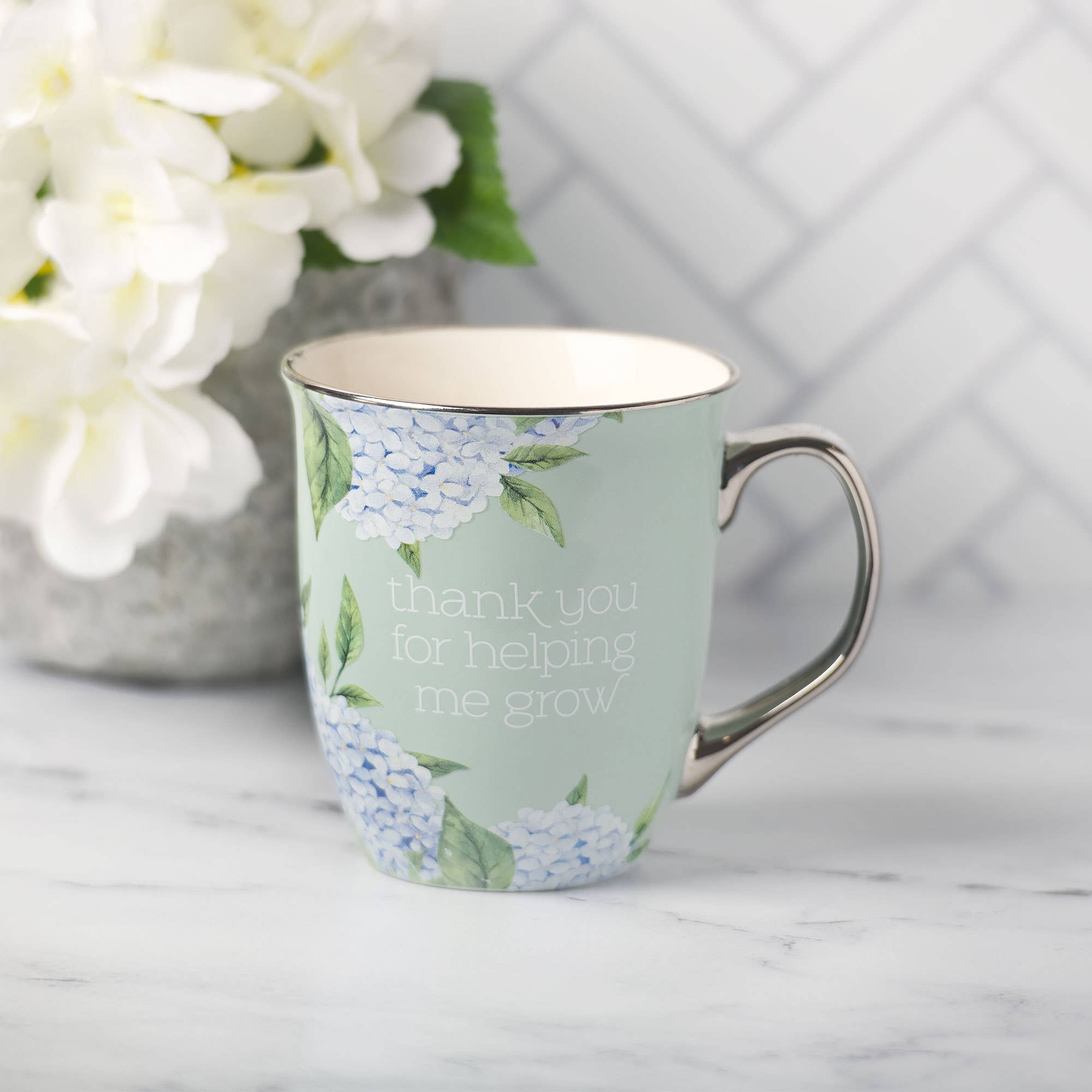 Thank You For Helping Me Grow Ceramic Coffee Mug