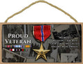 Proud Veteran Wood Plaque