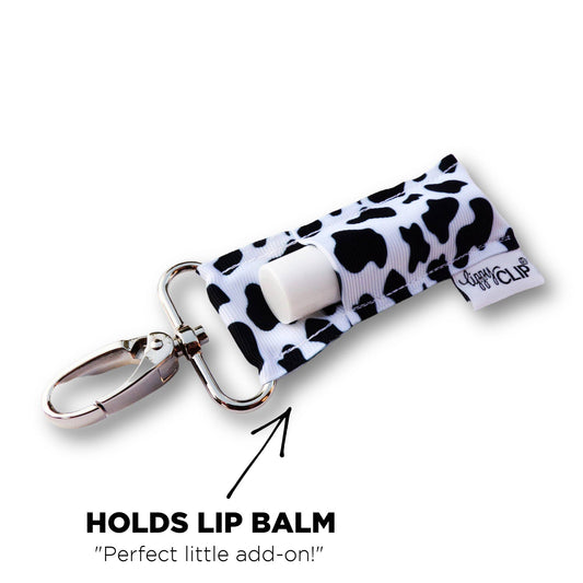 Cow Print LippyClip® Lip Balm Holder