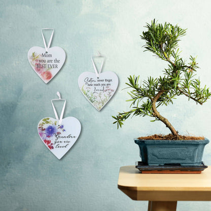 Mom You Are The Best Ever Glass Ornament