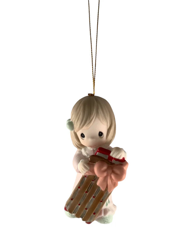May Your Christmas Bring Excitement and Joy Precious Moments Ornament