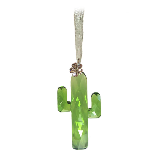Cactus Crystal Ornament