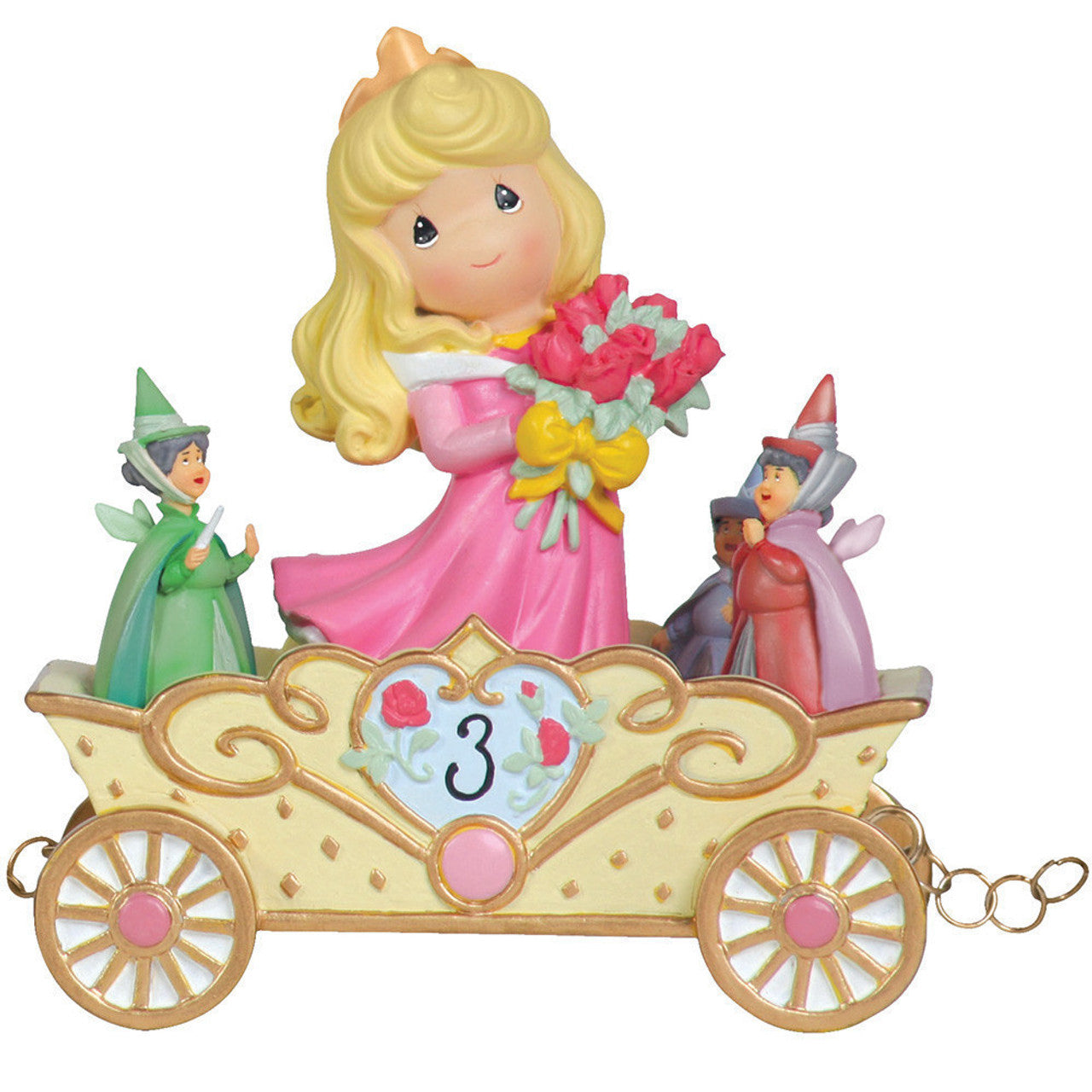 Now You're Three Precious Moments Disney Princess Figurine