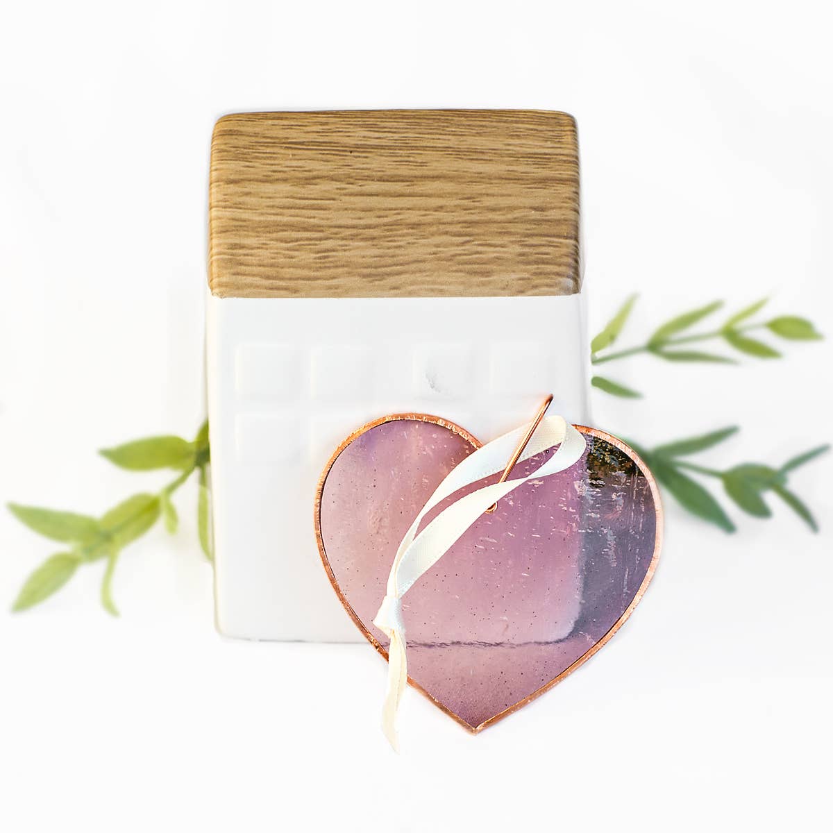Sister Keepsake Gift – Handmade Stained Glass Heart