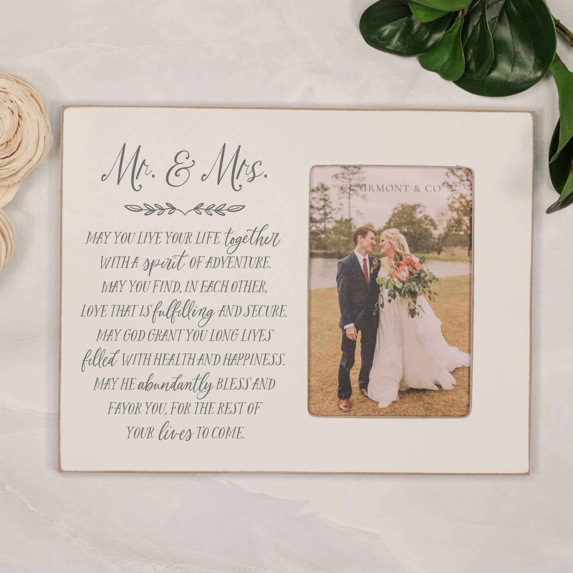 May You Live Your Life Together... Picture Frame