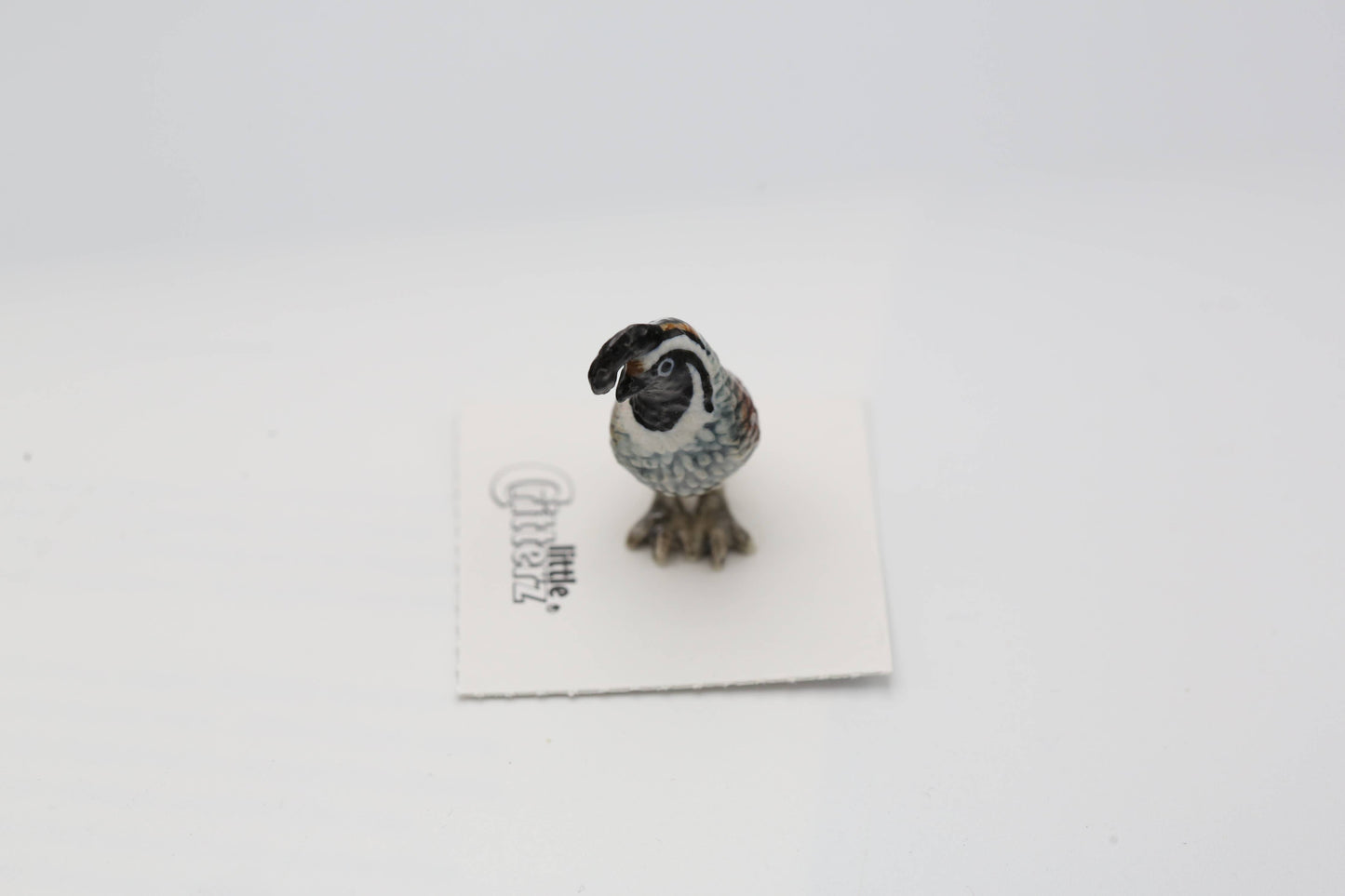 California Quail Mini Figurine