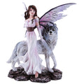 Purple Winged Fairy with Lone Wolf