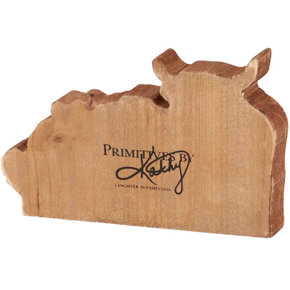 Fall Farm Family Chunky Shelf Sitter