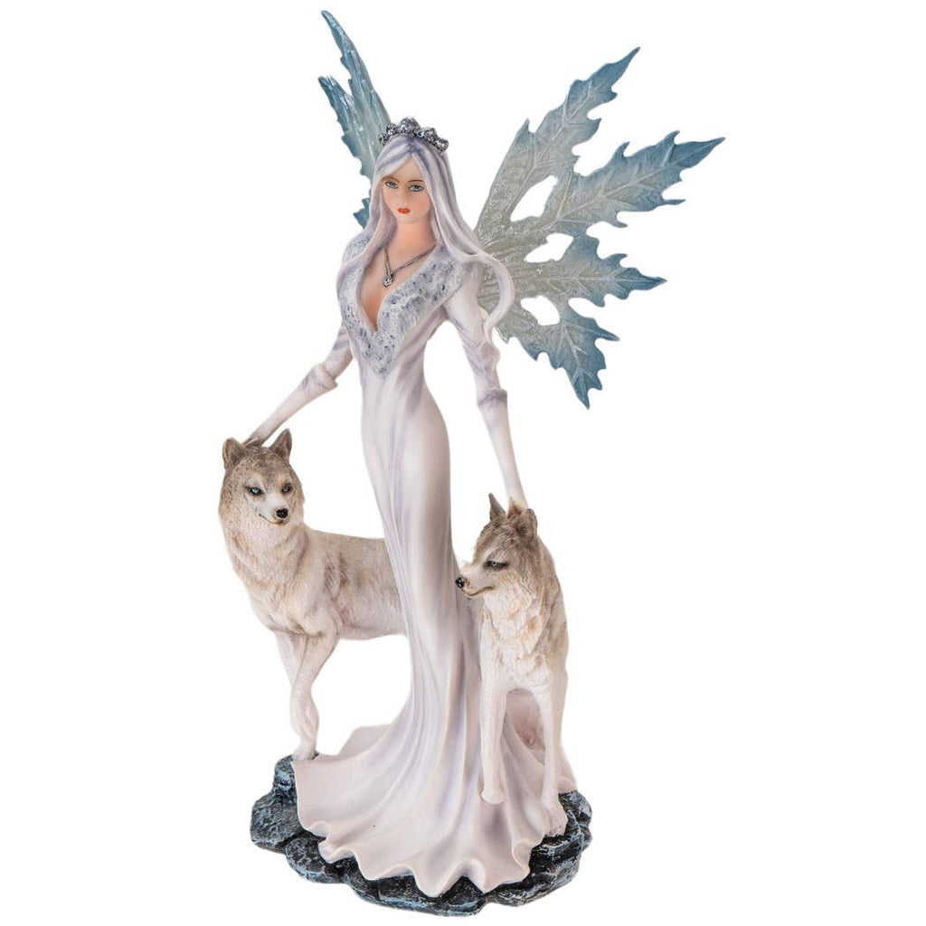 Snow Queen with Wolves