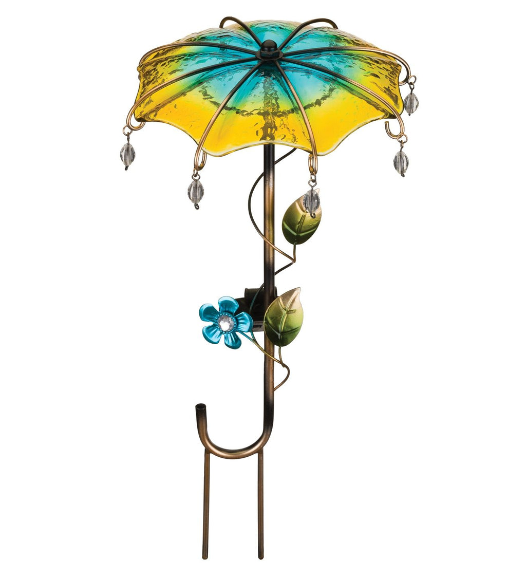Yellow Umbrella Solar Stake