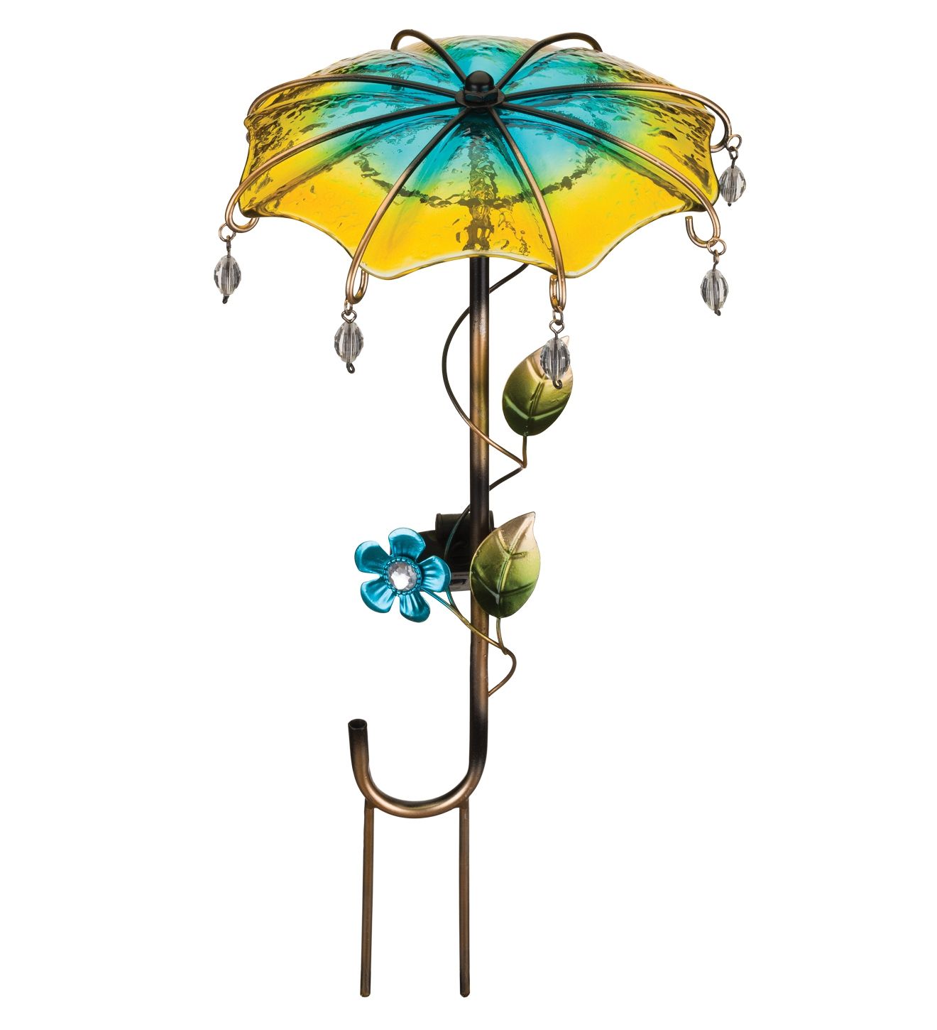 Yellow Umbrella Solar Stake