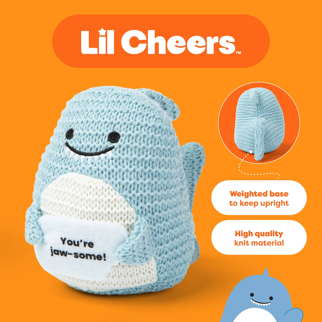 Lil Cheers Shark Crochet Plush