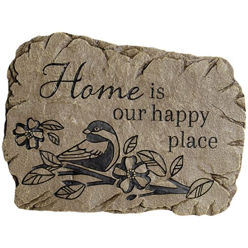 Home is Our Happy Place Garden Stone