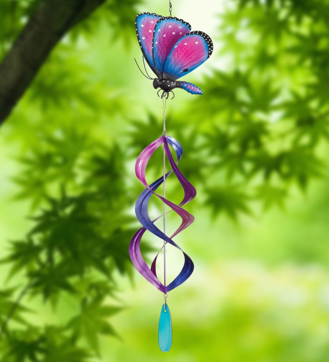 Butterfly Hanging Wind Spinner