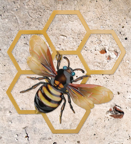 Luster Bee Wall Decor