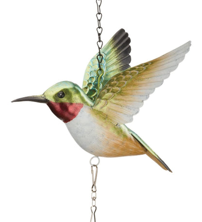 Hummingbird Hanging Wind Spinner Ruby Throated