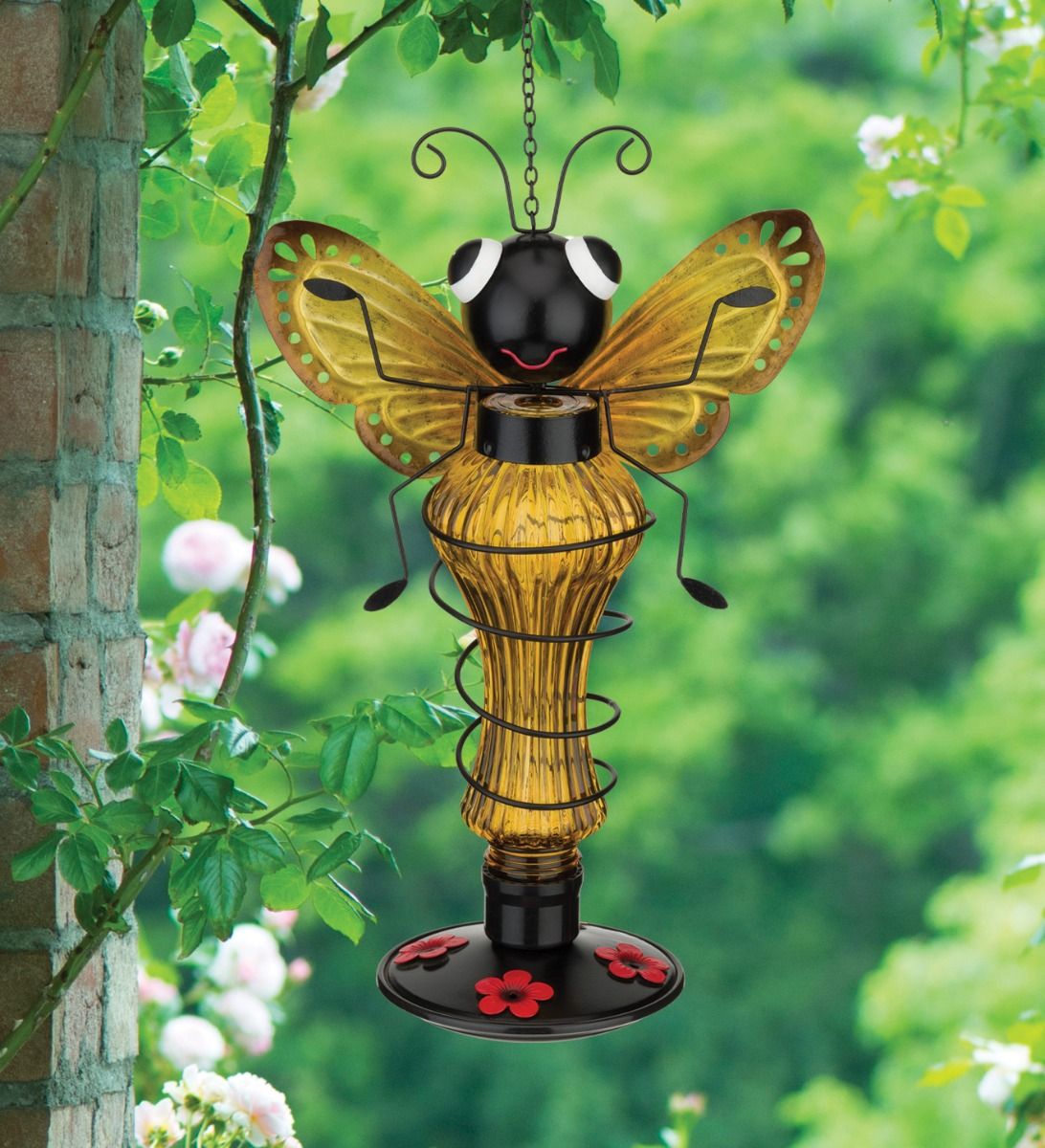 Bee Hummingbird Feeder