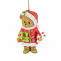 Cherished Teddies Santa Bear Ornament
