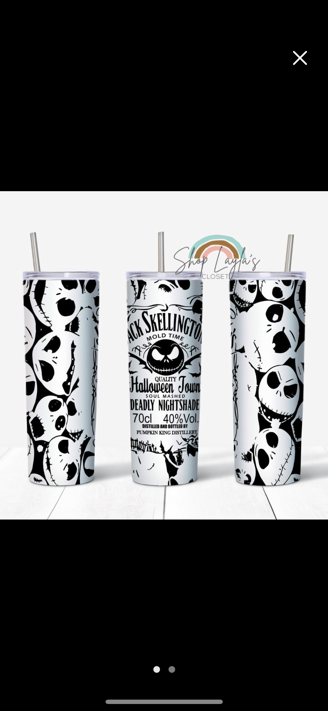 Jack Skellington Halloween Town - Tumbler: 20oz